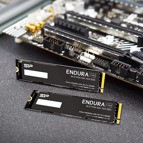 Elevate Your Computing Experience with Silicon Power 500 GB UD90 NVMe 4.0 Gen4 PCIe M.2 SSD – Lightning-Fast Read/Write Speeds of 5,000/2,700 MB/s for Gamers and Creators – Compact, Reliable Storage Solution with Superior Compatibility for All Devices
