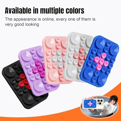 Magnetic Suction Cup Phone Mount for Mag Safe Cases – Ultimate Hands-Free Solution for i Phone 12/13/14/15/16 – Superior Anti-Slip Grip for Showers, Cooking, and Video Conferencing – Sleek Black Design to Enhance Content Creation and Daily Convenience