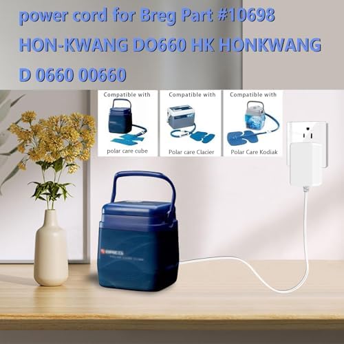Reliable 6 V AC/DC Power Supply Adapter for Breg Devices – Essential Charger Replacement for Models 10698, D0660 & BEG10711 with Extended Safety Cord for Optimal Efficiency and Device Longevity