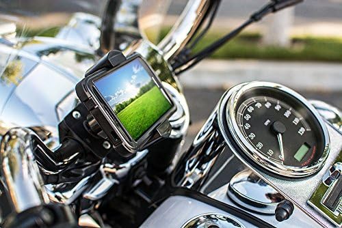 Experience Unmatched Convenience with the ARKON Mounts Road Vise Motorcycle Phone Holder – Universal Fit for i Phone 7, 6 S Plus, Galaxy Note 5, S7, and More – Secure Grip & 360-Degree Rotation for Effortless Navigation on the Open Road