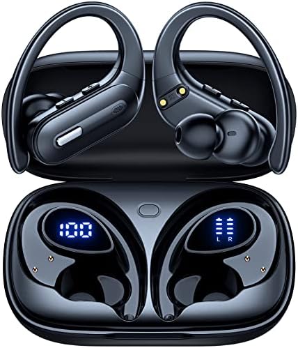 Ultimate Bluetooth 5.3 Wireless Earbuds with Cutting-Edge Active Noise Cancelling – 90 Hours of Playtime for All-Day Listening – IPX7 Waterproof for Ultimate Durability – Ergonomic Design for Secure Comfort – Ideal for Audiophiles and Active Lifestyles Seeking Premium Sound and Hands-Free Calling Solutions