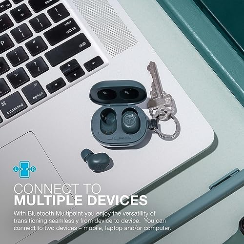 JLab JBuds Mini Tones True Wireless Earbuds – Ultra-Lightweight Bluetooth Earbuds with IP55 Sweat & Dust Resistance, Seamless Multipoint Connectivity for Effortless Device Switching, Enhanced Be Aware Audio for Safety, and Customizable EQ Modes for Superior Sound and Clear Calls, Ideal for Active Lifestyles and Everyday Adventures