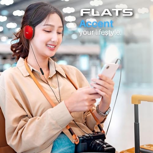 JVC Flats Foldable On-Ear Wired Headphones – Exceptional 30 mm Audio Drivers for Immersive Sound Quality – Ultra-Soft Comfort Ear-Pads for Prolonged Wear – Robust Steel Headband for Durability – Lightweight & Travel-Friendly Design Ideal for Gaming, PC, and Laptops – Enhanced Compatibility with 3.5 mm Slim Plug – Enjoy Deep Bass and Superior Noise Isolation for Extended Listening Sessions