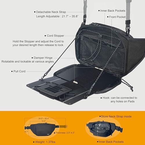 Ultimate Multi-Functional Neck Mount & Waist Bag for i Phone 16 Pro Max, 15, 14 – Adjustable Hands-Free Phone Holder for Seamless Streaming, Vlogging, and Outdoor Adventures – Lightweight, Durable Design for Effortless Connectivity on the Go