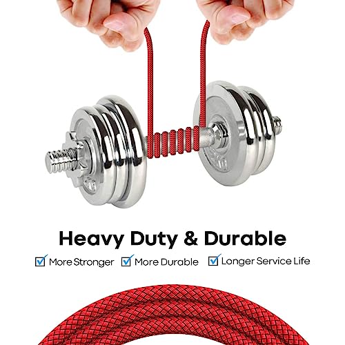 CLEEFUN 20 ft USB Type C Cable – Extra Long Nylon Braided Charger Cord for Fast Charging & Data Transfer, Compatible with Samsung Galaxy Note, LG, Moto, Pixel, Switch & More – Durable & Tangle-Free Design for Ultimate Convenience