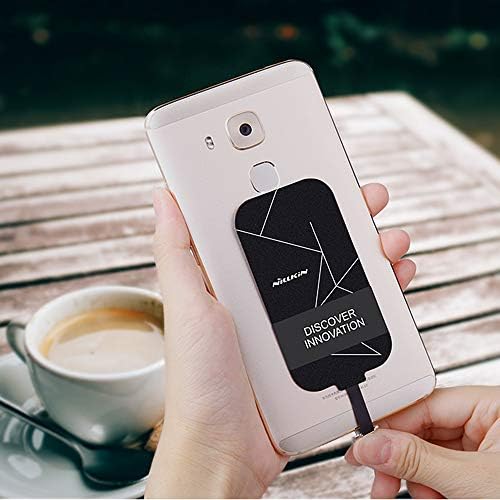 Nillkin Qi Receiver USB-C – Ultra-Slim Wireless Charging Adapter for Seamless Integration with Galaxy A51, A20 E, A20, Pixel 2 & More Type-C Android Smartphones – Fast Charging, Easy Setup, and Enhanced Durability for Effortless Power Solutions