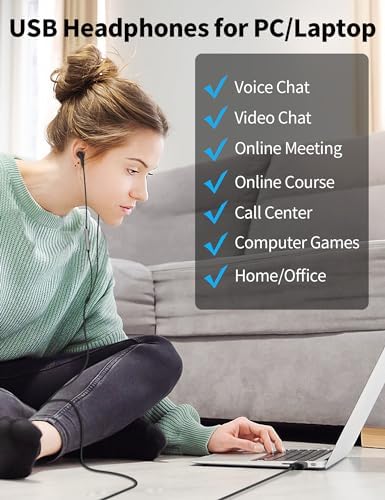 Magnetic USB C Earbuds for Samsung Galaxy S24 Ultra, S23 FE, S22, S21, A54, A53 & i Phone 16, 15 Pro Max – Noise Isolating Wired Headphones with Microphone and Volume Control for Enhanced Audio Experience – Perfect for Music Lovers and Professionals