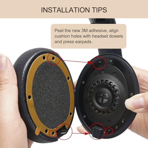 Revolutionize Your Listening with GVOEARS Navy Blue Ear Pads – Premium Protein Leather Replacement Cushions for Beats Studio Pro Wireless Headphones, Unmatched Comfort & Acoustic Excellence, Secure Adhesive for Long-Lasting Fit