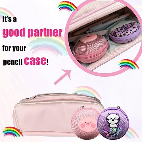 Vibrant Pink Over-Ear Kids Earbuds with Secure Earhooks – Perfectly Designed Audio Companion for Ages 3-8, Ideal for School, Home, and On-the-Go Listening with Universal 3.5 mm Compatibility for Phones and PCs