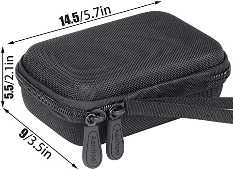 Aenllosi Premium Hard Shell Case for UCOMX Nano 3-in-1 Wireless Charger – Ultimate Protection & Portability for Travel Enthusiasts – Shockproof Design with Soft Lining for Scratch Resistance – Secure Zipper Closure for Everyday Use