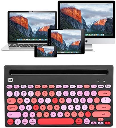 Elevate Your Typing Game with the HUO JI Wireless Multi-Device Keyboard – Effortlessly Connect to i Pad, PC, Tablet, and More! Dual-Mode Bluetooth & 2.4 G Functionality for Seamless Switching, Ergonomic Design, and Stylish Green Finish – Perfect for i OS, Android, and Windows Users!