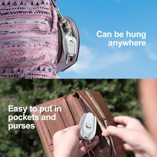 Compact Keychain Portable Charger – 2200 m Ah Emergency Power Bank for i Phone 14/13/12/11/XS/XR/8/7/6 Series – Ultra-Lightweight Fast Charging Battery Pack with Pass-Through Function and Multi-Protection Features – Ideal for On-the-Go Power Backup – White