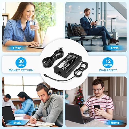 Ultra-Fast 100 W USB-C Charger for Lenovo Laptops – High-Efficiency Power Adapter Compatible with Think Pad, Think Book, and Yoga Series – Reliable Replacement with Safety Certifications and 12-Month Warranty – Optimized for Seamless Charging Across Multiple Models including Think Pad X1 Carbon, Yoga Slim 7 Pro, and Ideapad 5 Pro – Robust 20 V/5 A Output for Enhanced Performance and Durability – Ideal Choice for Professionals Seeking Reliable Power Solutions with Comprehensive Compatibility – Enjoy Peace of Mind with 30-Day Money-Back Guarantee and 24/7 Customer Support – Upgrade Your Charging Experience with this Versatile USB Type-C Adapter