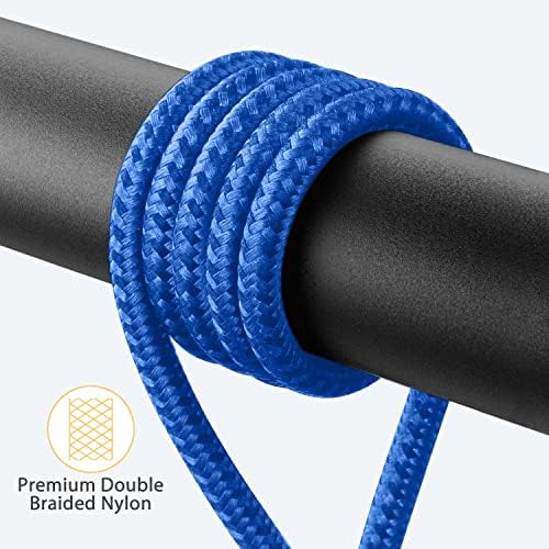 Dasku 3 FT 90-Degree USB C to Lightning Charging Cable – Fast 20 W Nylon Braided Cord for i Phone 14/13/Pro/12/Max/11/XS/XR/8/Plus – Ultimate Durability & Efficient Data Sync for Tight Spaces