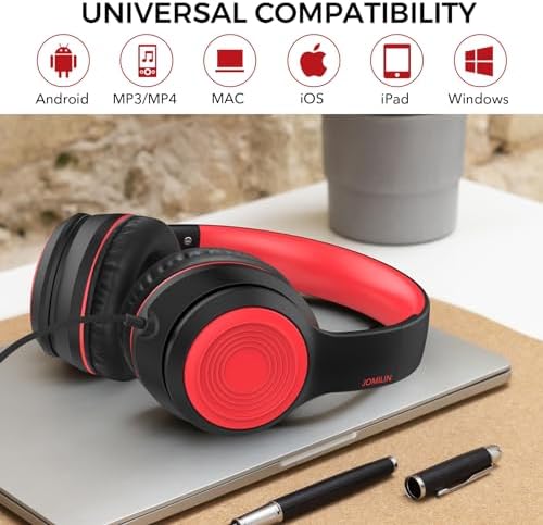 Vibrant Purple A8 Over-Ear Headphones – Lightweight, Portable Design with High-Definition Mic for Seamless Hands-Free Calls – Immerse Yourself in Hi-Fi Stereo Sound with Tangle-Free 1.5 m Cable, Perfect for Travel and Daily Use on Smartphones, Tablets, and Laptops – Unmatched Comfort for All-Day Listening