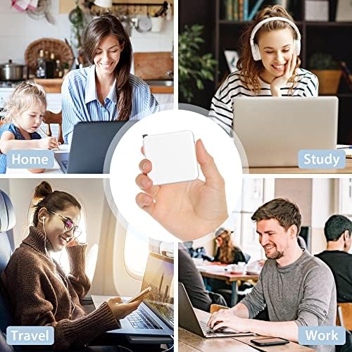 High-Power 100 W USB-C Fast Charger for Mac Book Pro & Air – Ultimate Compatibility with 15″, 14″, 13″ Models, i Pad Pro 2018-2021, 6.6 ft Durable Cable, Intelligent Safety Features, Portable Foldable Design – Rapid Charging for All USB-C Devices