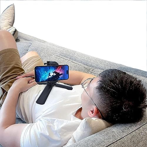 GottaHaveit iPhone Desk Stand, Stream & Watch Movies in Bed While Charging, Swivels & Adjusts, Hands Free, Travel iPhone Stand, Fits Cellhones 2.3-3.4″ Wide, Sturdy, Foldable, Black (2 Pack) – Enhanced Compatibility and Speed