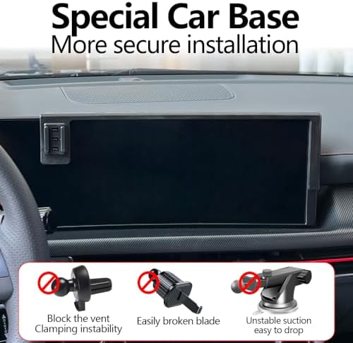 Hyundai Sonata 2024-2025 Premium Mobile Phone Holder – Effortless Tool-Free Installation, Adjustable Viewing Angles, and Robust Design for Ultimate Device Stability and Stylish Interior Integration – Essential Car Accessory for Safe Navigation and Enhanced Driving Experience