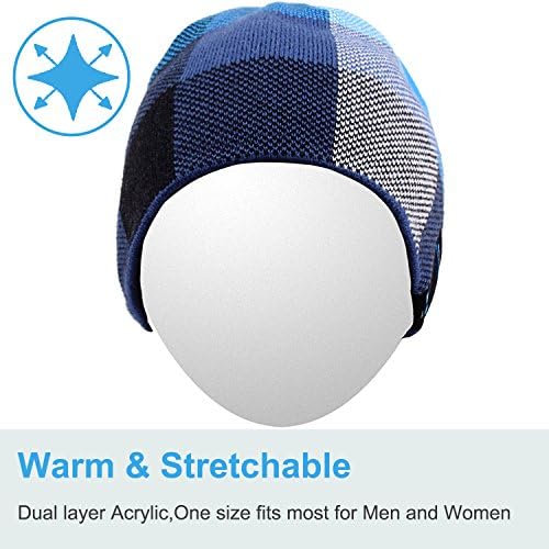 Bluetooth Beanie with Washable Wireless Headphones – Ultimate Outdoor Gear Featuring Bluetooth 5.0 for Crystal Clear Sound and Hands-Free Calls, Perfect for Hiking, Jogging, and Chill Days Outdoors