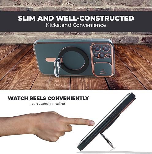 Magnetic Phone Ring Stand Holder Cell Phone Ring Holder 360 Degree Rotation Finger Ring Grip Adjustable Kickstand & Magnet Wireless Charging for iPhone 14 Plus 13 12 Pro Max Mini Accessories – White – Enhanced Compatibility and Speed