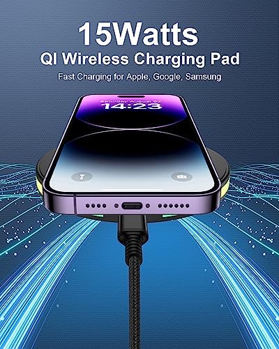 Dual-Port USB-C Wall Charger – High-Speed 3 A Fast Charging Adapter for Universal USB A & Type C Devices – Compact, Lightweight, and Safe Power Solution for Home, Office, and Travel – Efficient Charging Made Easy