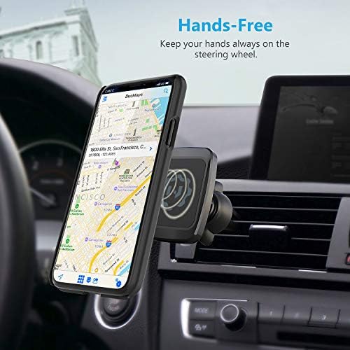 Wix Gear Magnetic Phone Holder for Car – Ultra-Stable Twist-Lock Air Vent Mount with Swift-Snap Technology, Universal Smartphone Compatibility, Strong Magnetic Grip for Secure Hands-Free Driving, Sleek Design for All Vehicles