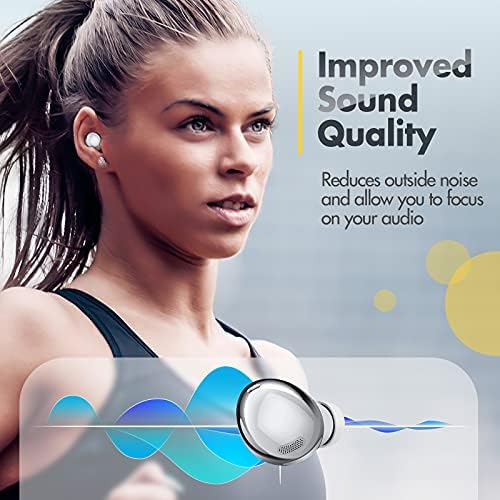 Memory Foam Ear Tips for Samsung Galaxy Buds Pro – Ultimate Comfort & Noise Isolation, Anti-Slip Design, Compatible with Charging Case, 3 Sizes (S/M/L) – Enhance Your Listening Experience with Pain-Free, Secure Fit