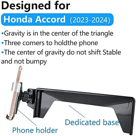Enhanced Car Phone Holder for Honda Accord 2008-2012 – Secure Smartphone Mounting for Safe Navigation and Hands-Free Calls – Compatible with LX, LX-P, SE, EX, EX-L, and LX-S Models – Durable Vent Cradle with Adjustable Design for Optimal Convenience – Elevate Your Driving Experience with This Essential Auto Interior Accessory
