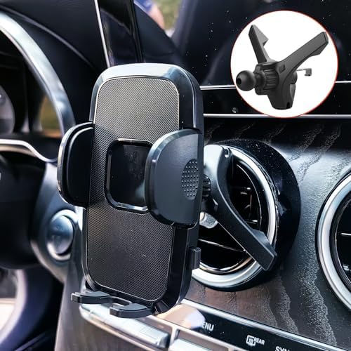 Nissan-Compatible 360° Adjustable Air Vent Cell Phone Holder Mount – Secure Smartphone Accessory for Enhanced Navigation in Sentra, Kicks, Pathfinder, Versa, Maxima & Altima – Effortless Hands-Free Driving Solution for Safer Journeys