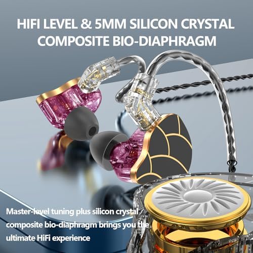 Premium Hybrid In-Ear Monitors with Advanced 1 BA + 1 DD Technology | Unmatched Comfort for Long Listening Sessions | Deep Bass for Gaming and Music Enthusiasts | Ergonomic Design for Noise Isolation and Fit | Universal Device Compatibility | Elevate Your Sound Experience Today