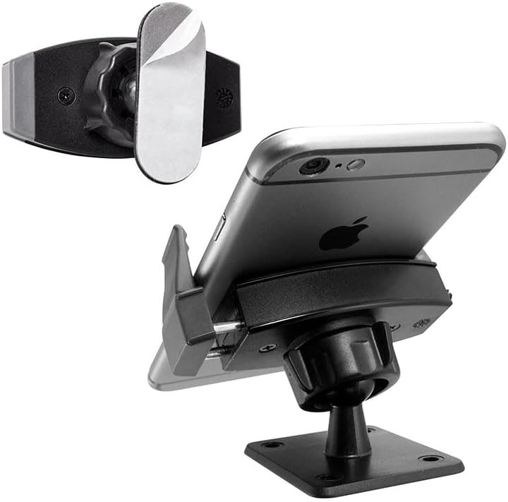 i BOLT Mini Pro AMPS Universal Car Mount: Versatile Smartphone Holder for i Phone & Samsung – Multiple Installation Options for Enhanced Safety and Accessibility – Low-Profile Design for Optimal Dashboard and Windshield Use – Quick-Release Mechanism for Effortless Device Switching – Compatible with a Wide Range of Models Including i Phone 5/6/6 s Plus/7/8/X, Galaxy S8/S7/Note Series, and More – Durable Construction for Long-Lasting Performance – Perfect for Hands-Free Navigation and Calls While Driving – Elevate Your Driving Experience with Secure Smartphone Access