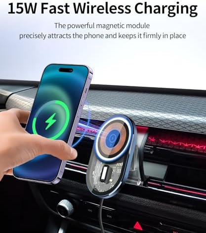 Wireless Charging car Phone Holder for 2012-2018 BMW 3 Series /2014-2020 4 Series/2014-2021 2 Series Auto Accessories Navigation Bracket Interior Decoration Mobile Cell Phone Mount – Enhanced Compatibility and Speed