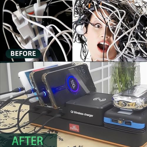 Magnetic 3-in-1 Charging Cable Set – 5 Pack of 1 Ft Durable Nylon Braided Fast Charge Cables for USB Type-C, Micro USB & i OS Devices – 360° Magnetic Connection for Hassle-Free Power on the Go