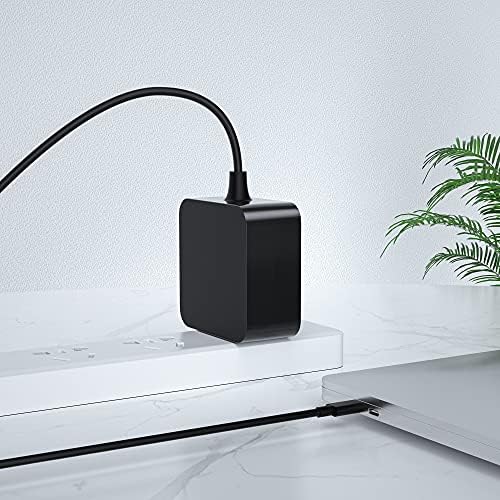 High-Efficiency USB-C 65 W/45 W AC Adapter for Asus Chromebooks & Zenbooks – Versatile Charging Solution with Foldable Plug, 5.9 ft Power Cord, and Universal Compatibility – Ideal for Travel, Business, and School Use – CE/FCC/ROHS Certified with 12-Month Warranty, Enhanced Safety Mechanisms for Optimal Device Protection