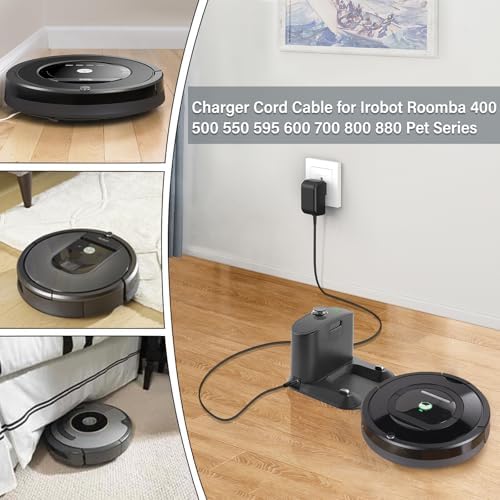 Premium 22.5 V Roomba Charger – High-Efficiency AC/DC Power Adapter for i Robot Vacuums (400, 500, 600, 700, 800 Series) – Boost Cleaning Performance with Reliable, Fast Charging and Enhanced Lifespan Safety Features