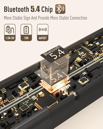 Revolutionize Your Sleep Experience with Hearprotek Wireless Neckband Earbuds – Ultra-Lightweight Bluetooth 5.4 Headphones Tailored for Side Sleepers – Advanced Noise-Canceling Technology Delivers Pristine Sound Quality for Unmatched Comfort During Relaxation, Work, and Sleep – Ideal for Music, Podcasts, and Soothing White Noise