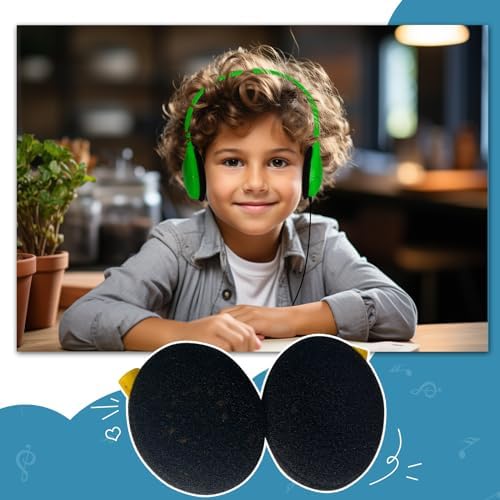 30 Pack Premium Adjustable School Headphones – Durable 3.5 mm Earphones for Enhanced Classroom and Library Audio, Comfortable Fit for Kids and Adults, Ideal for Focused Learning Environments