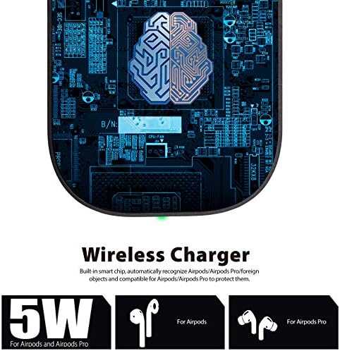 Sleek Silver Wireless Charging Dock for Air Pods Pro 2/3 & Air Pods 2 – Fast, Universal Power Solution for Effortless Charging Anywhere – Modern Aluminum Alloy Design for Home, Office, and Travel Convenience