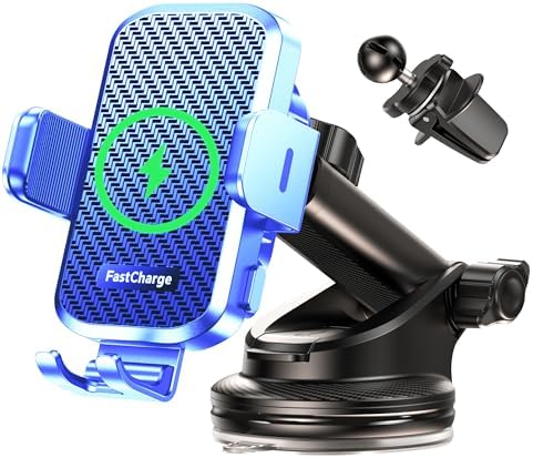 Discover the CHGeek Auto-Clamping Wireless Charger and Car Phone Holder, the ultimate solution for modern drivers seeking unmatched convenience and safety. This innovative accessory offers rapid 15 W wireless charging, ensuring that your i Phone 15, 14, 13, 12 Mini, Pro Max, or Samsung Galaxy S23 Ultra, S22+, S21, S20, Note 20 is powered up during every journey. Featuring an intelligent auto-clamping mechanism, this phone mount allows for effortless one-handed operation, securely holding your device even on the roughest terrains. With adjustable viewing angles, you can easily navigate hands-free while keeping your phone within easy reach. Its sleek and durable design seamlessly integrates with any car interior, enhancing both functionality and style. Elevate your driving experience with this essential car accessory that combines cutting-edge technology and sophisticated aesthetics, making it a must-have for tech-savvy individuals on the go. Transform your mobile experience and drive with confidence—upgrade to the CHGeek Car Phone Holder today!
