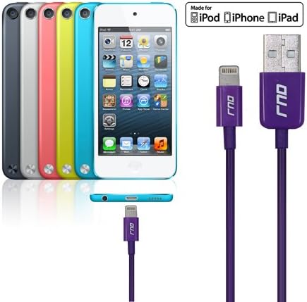 RND MFi Certified 1.5 FT Lightning to USB Cable for i Phone, i Pad & i Pod – Optimal Fast Charging & Data Sync Accessory for i Phone X Series, 8, 7, 6 Models – Durable & Portable Black Design for Everyday Use