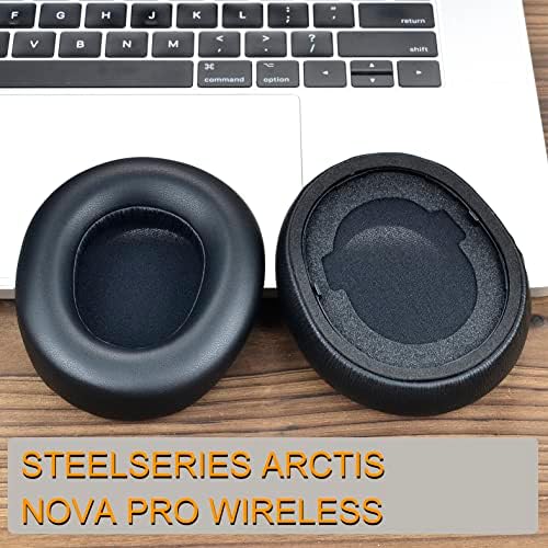 Revolutionize Your Listening Experience with Cooling Gel Earpads for Steelseries Arctis Nova Pro Wireless Headphones – Defean Premium Replacement Ear Cushions for Enhanced Comfort, Superior Sound Clarity, and Effortless Installation