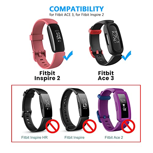 Ultimate Fast Wall Charger for Fitbit Inspire 2 & Ace 3 – Quick USB Charging Cable for Kids’ Fitness Trackers – Enhanced Compatibility & Lightning Speed for Active Lifestyles – Reliable Power Solution for Home, School & Travel