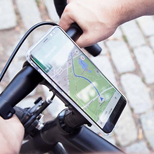 Ottie Active Edge™ Go Bike Phone Holder Bar Mount – Universal Smartphone Mount for i Phone & Samsung – Secure 360-Degree Rotation for Hands-Free Navigation – Durable Design for Cyclists – Effortless Installation for All Bike Handlebars – Elevate Your Ride with Enhanced Compatibility and Safety
