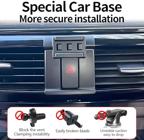 Mazda CX-5 2013-2016 Custom Fit Car Phone Holder – 360-Degree Rotation Dashboard Mount for Enhanced Navigation & Safety – Sleek Mobile Device Cradle Accessory for Ultimate Driving Convenience