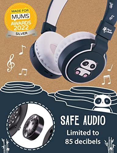 Charming Penguin-Designed Wireless Kids Headphones with Safe 85 d B Volume Limiter – Foldable Bluetooth Earphones for Hassle-Free Listening on Tablets and Smartphones, Ideal for School, Travel, and Music – Lightweight, Cozy Fit with Integrated Microphone for Effortless Hands-Free Communication
