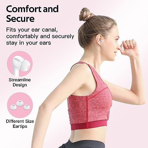 TAGRY True Wireless Bluetooth Earbuds – 60 Hours Playback with LED Battery Display, IPX5 Waterproof, Wireless Charging Case – Perfect for Sports, TV, Smartphones, and Laptops – Superior Sound Quality and Comfort for Active Lifestyles