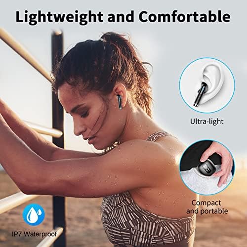 Revolutionary Wireless Earbuds with Bluetooth V5.4: Unmatched 56-Hour Playtime, IP7 Waterproof Protection, and Premium ENC Noise Cancellation for Ultimate Sound Quality – Perfect for Music Enthusiasts and Professionals on the Move