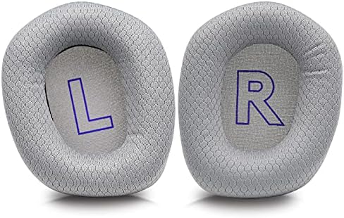 MOLGRIA Premium Replacement Ear Pads for Logitech G733 Wireless Gaming Headset – Superior Comfort & Sound Isolation in Sleek Silver Design, Effortless Installation and Long-lasting Durability for Enhanced Gaming Experience