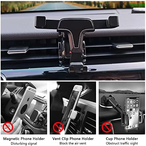 Toyota Camry Hybrid Phone Holder Mount – Advanced Gravity Cradle for Seamless Smartphone Navigation and Hands-Free Calling – Durable Air Vent Accessory for Optimal Visibility and Enhanced Compatibility