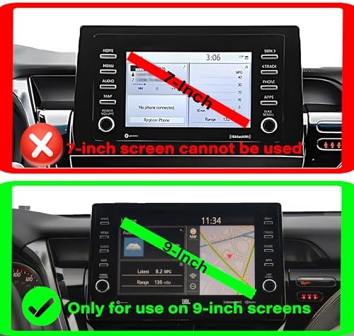 Car Phone Holder for Toyota Camry 2021 2022 2023 2024 Accessories Apply to 9 Inch Touch Screen 15W Fast Wireless Charger Screen Fixed Clip Cell Phone Mount Hands-Free 360 Degree Rotation – Enhanced Compatibility and Speed